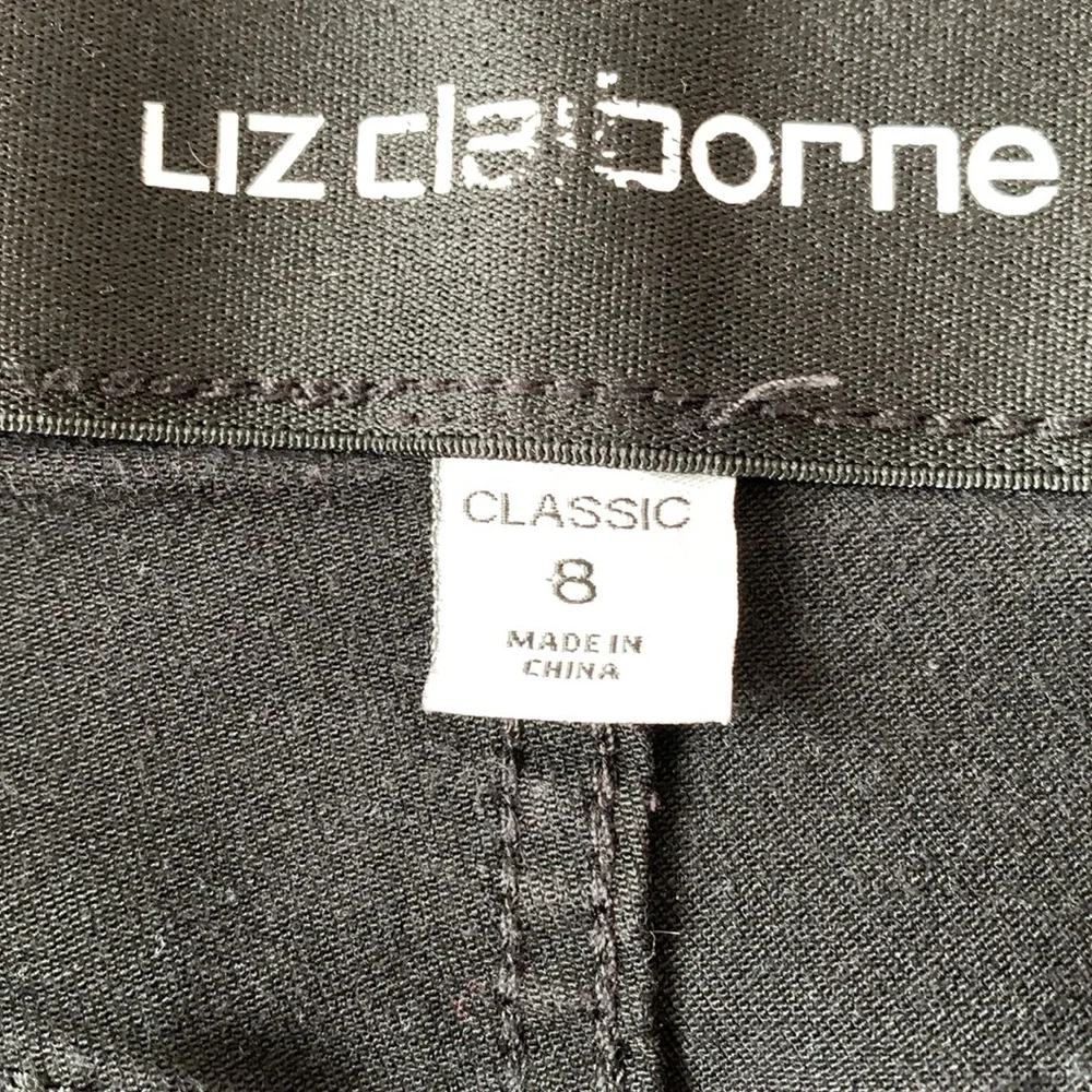 Liz Claiborne Women's Classic Black Bootcut Jeans EUC